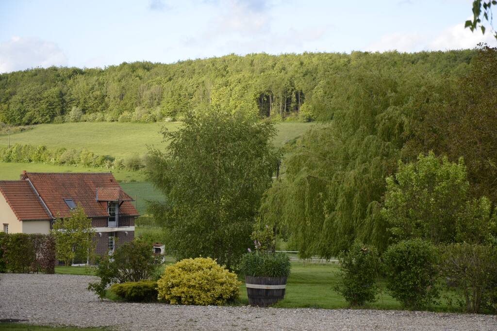 un paysage varié et changeant de couleur
