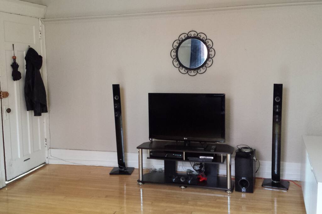 Television with home theater sound system