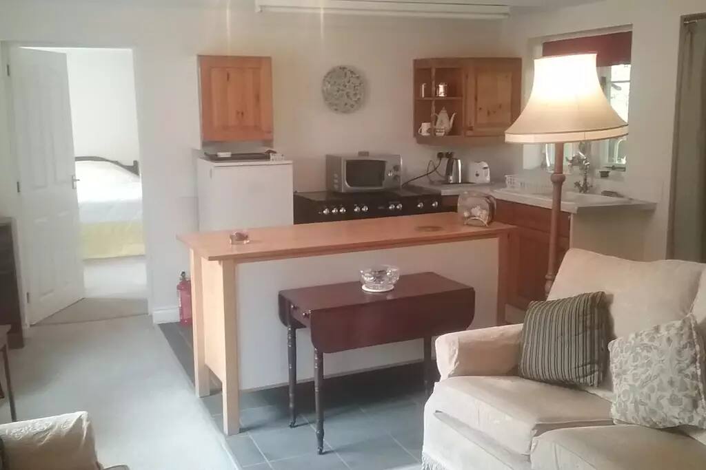 Lounge / Kitchen leads to bedroom with en-suite bathroom (shower only).