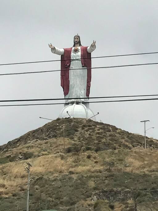 Jesus blesses our great little hideout.