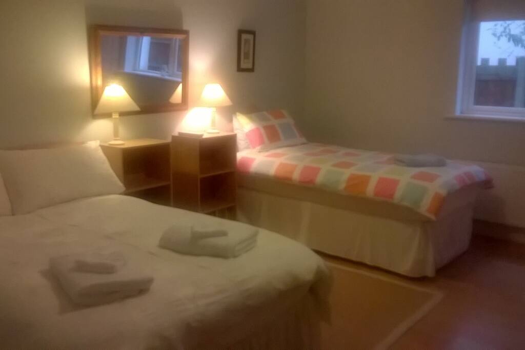 Double & Single Room with complimentary bottled water, hairdryer/straightener/iron/iron board/tissues.