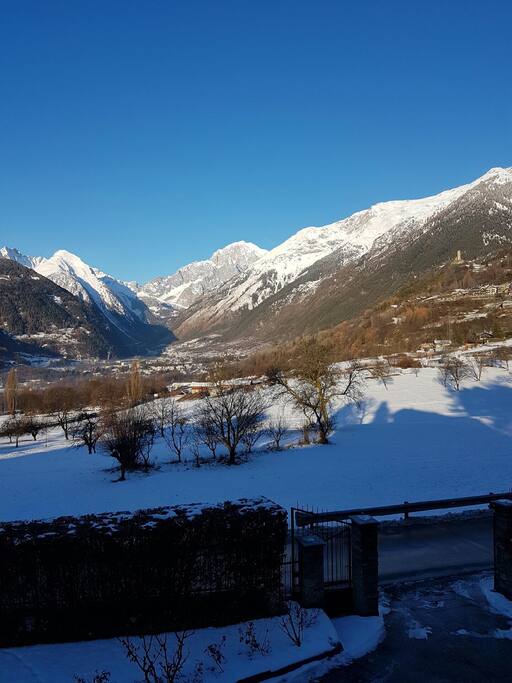 Vu du chalet