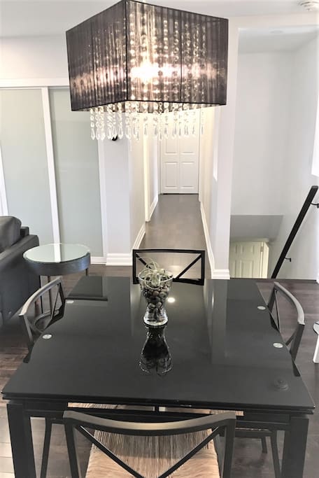 Glass Dining Table (4-8) (Main Fl)
