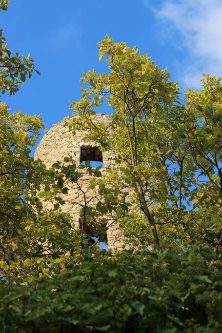 La tour ouest du château
