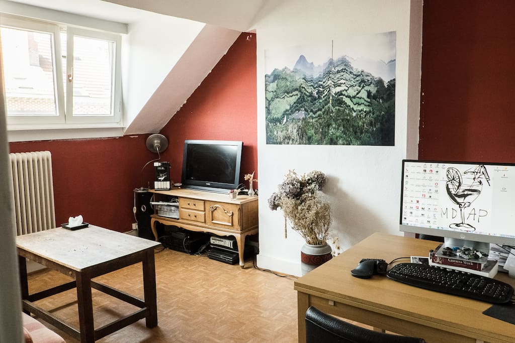 Vue du salon/Salle à manger