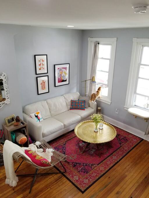 bright living room