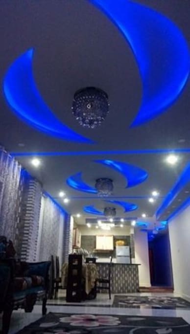 Living-room with Big AC& Heater