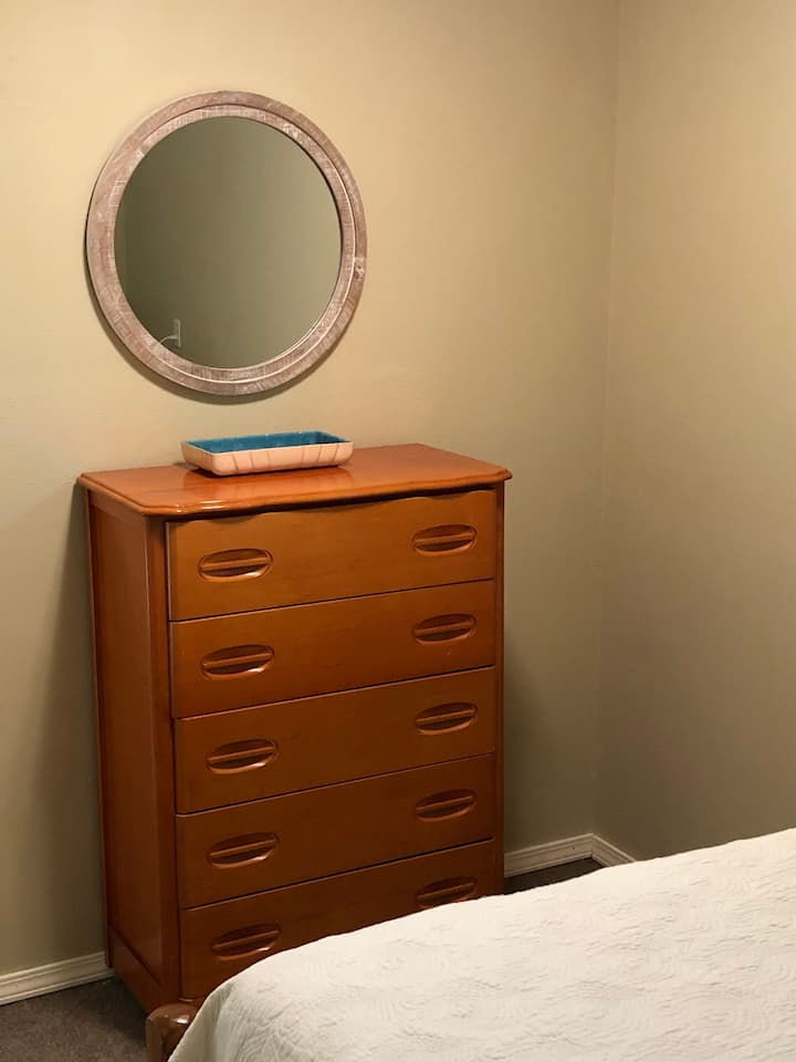 Fourth bedroom dressing area. 
