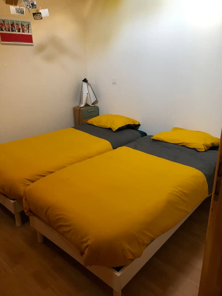 Spálňa 2 - 2 jednolôžka