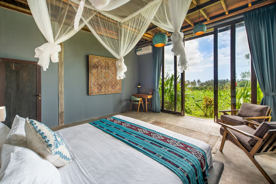 An ironwood villa above the rice terraces of west Bali, Selemadeg, Bali, Indonesia, photo 9 of 10