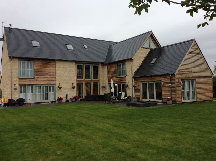 Back view of the house