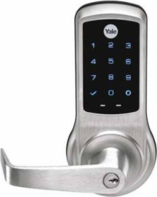 Self check-in with Yale keypad lock