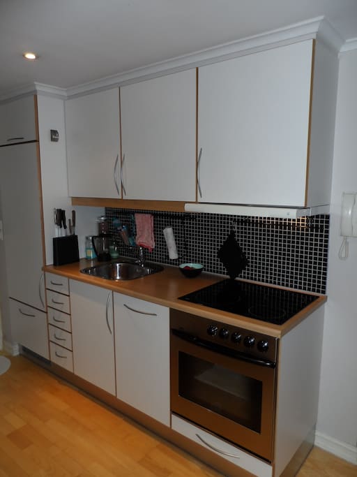Fully equipped kitchen with dish washer