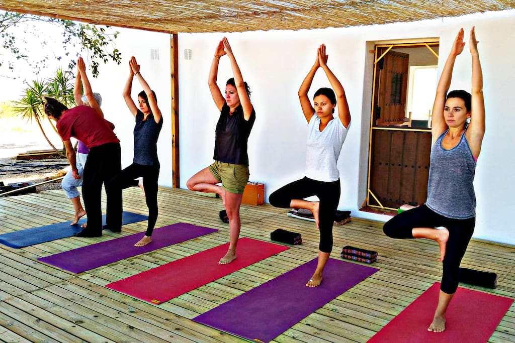 Yoga session