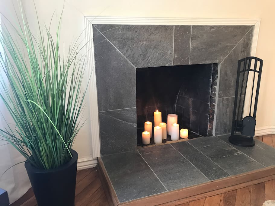 Fireplace, Candles!