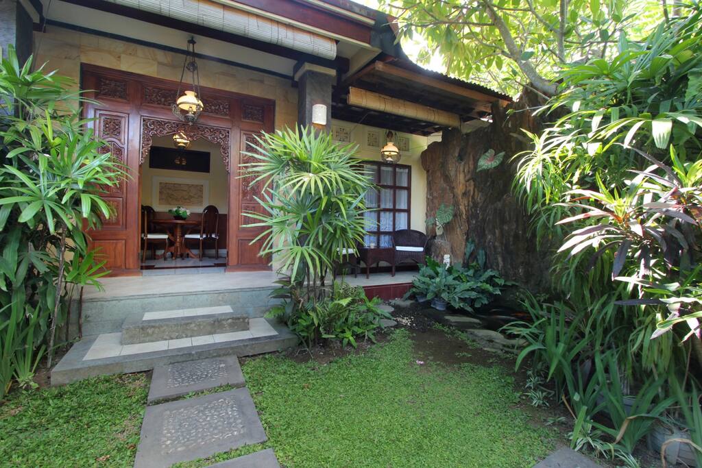 Private garden view