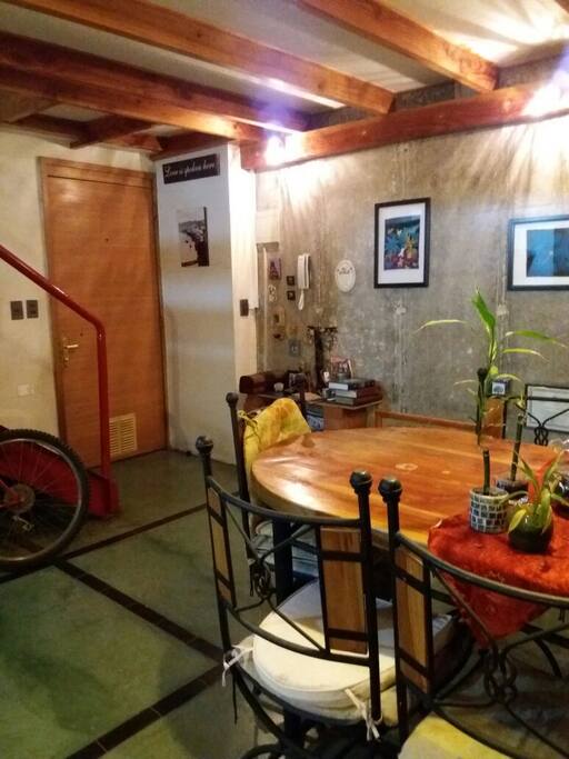 acceso al loft