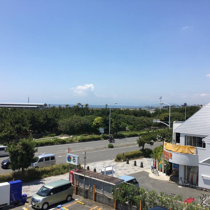 天気のいい日は富士山も