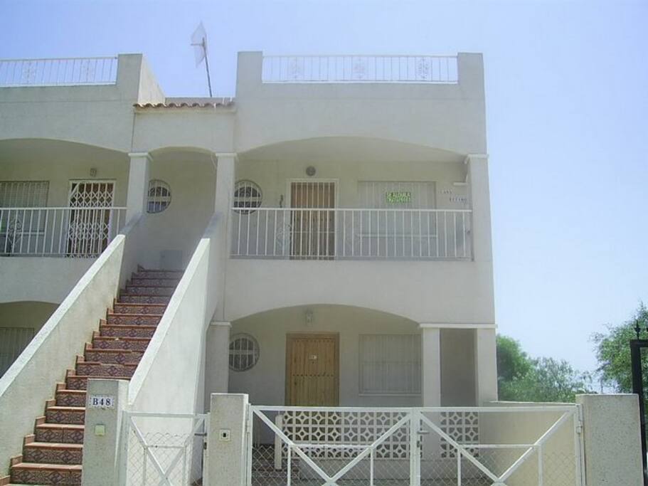 First floor apartment.