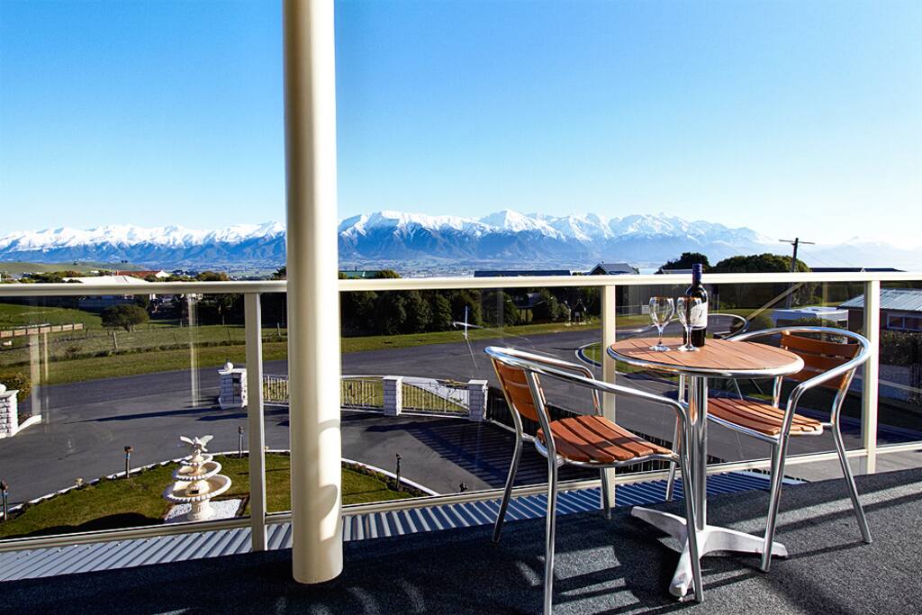 Stunning View from the balcony or rooms