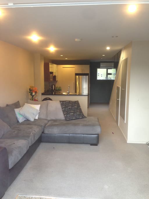 Open plan, living room