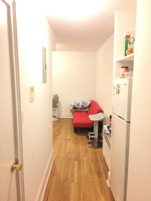 The entrance of the apartment.
