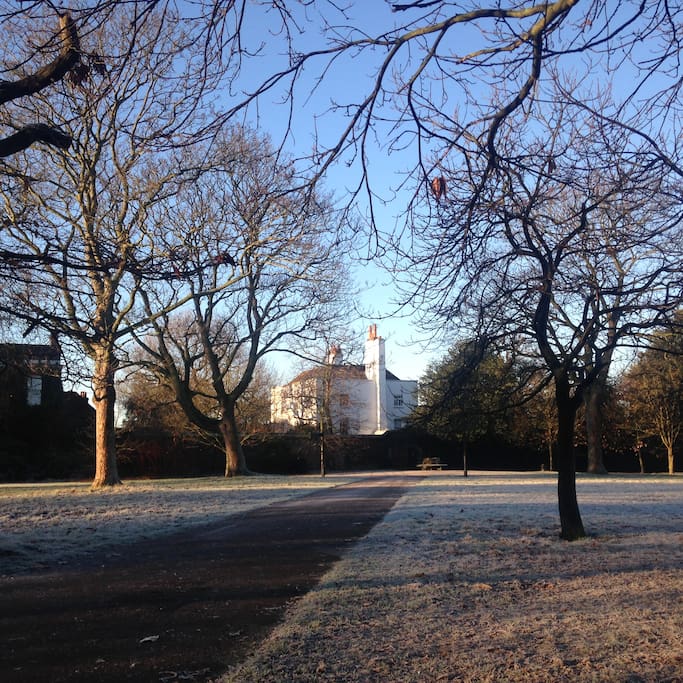 House viewed from Greenwich Park