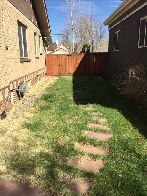Gate to the backyard