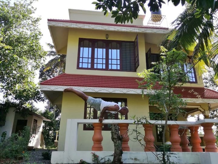Indra Yoga Retreat Near kovalam beach a/c Room