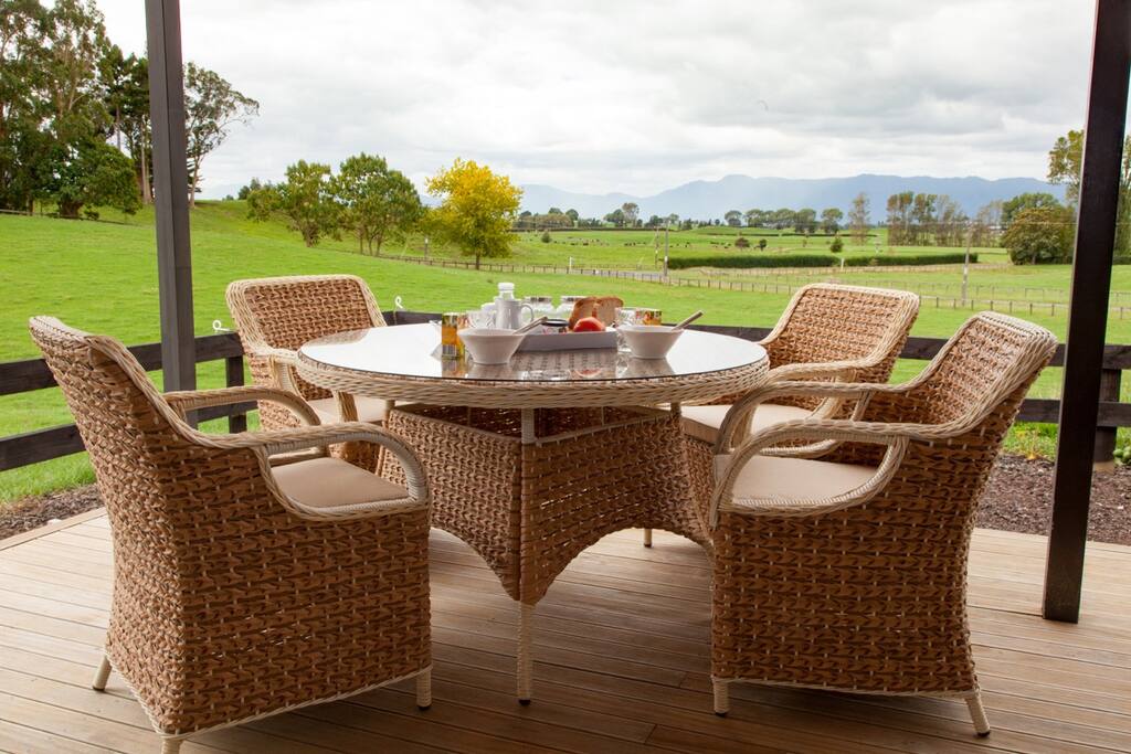 Breakfast with a view
