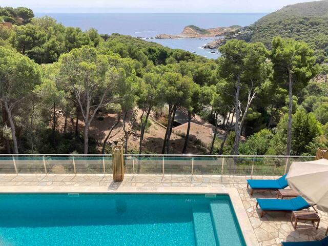 Superbe crique à pied, piscine immense et LA VUE !