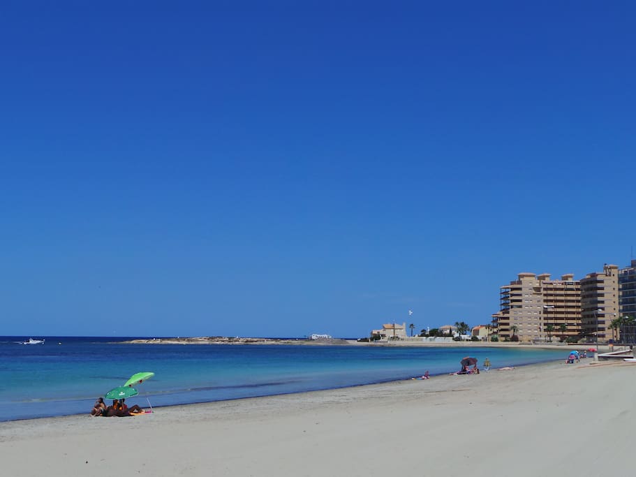 Playas del mar Mediterráneo a 50m del apartamento