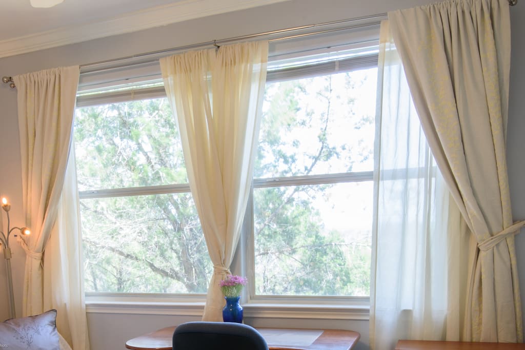 Wake up looking out at the beautiful view. Then step outside your own deck door to take it all in.