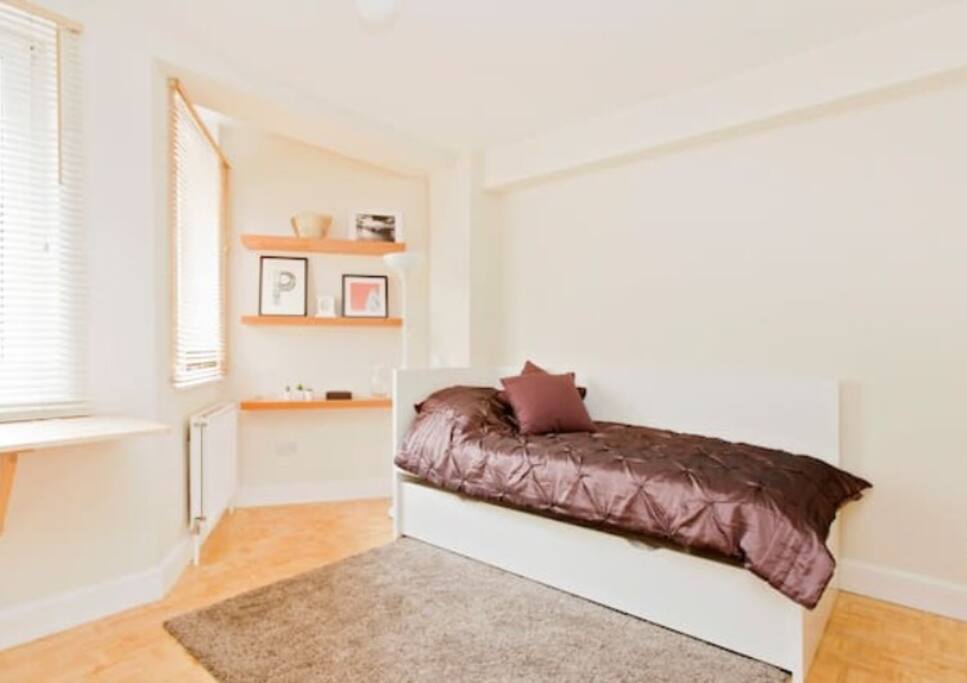 Studio apartment with bed that opens for 2