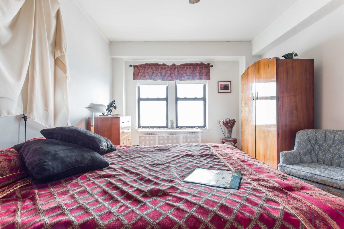 Vista sul comodino del lago Michigan