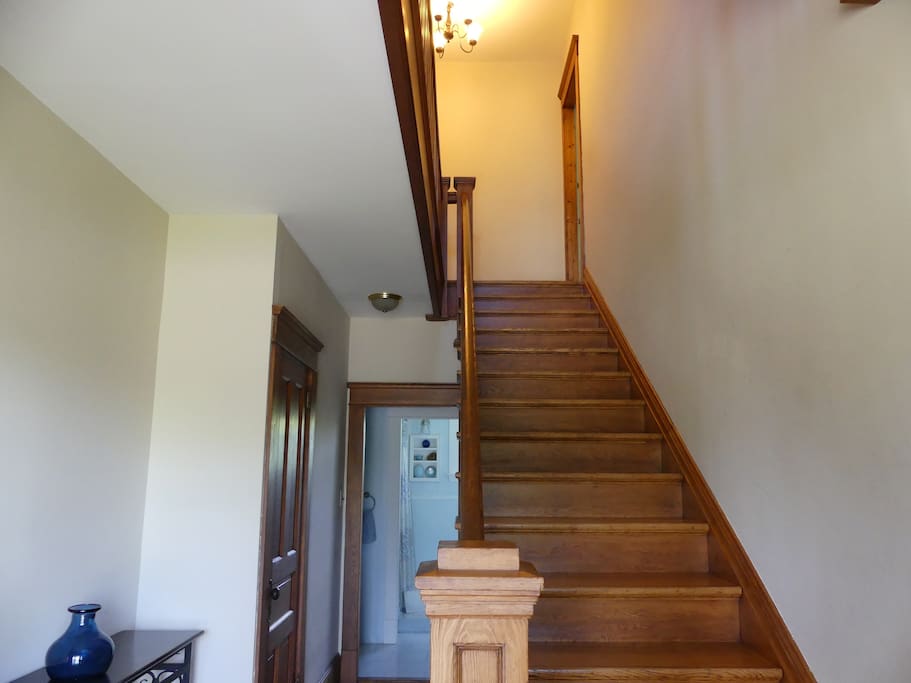 Staircase to Acadian Room