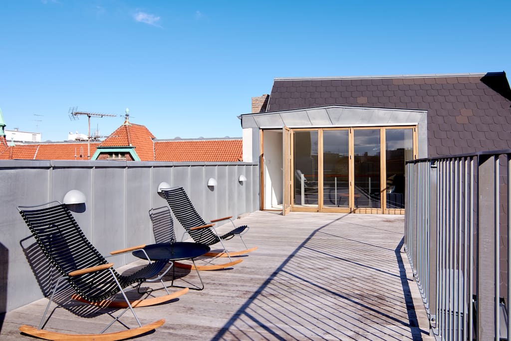 Private roof top terrace