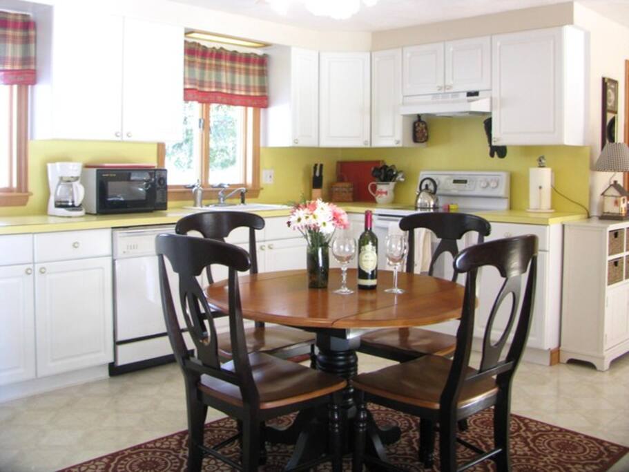 Welcome, Kitchen is fully stocked