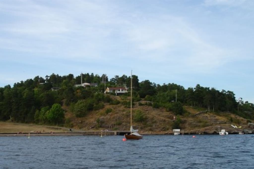 Torødstranda 300 m unna