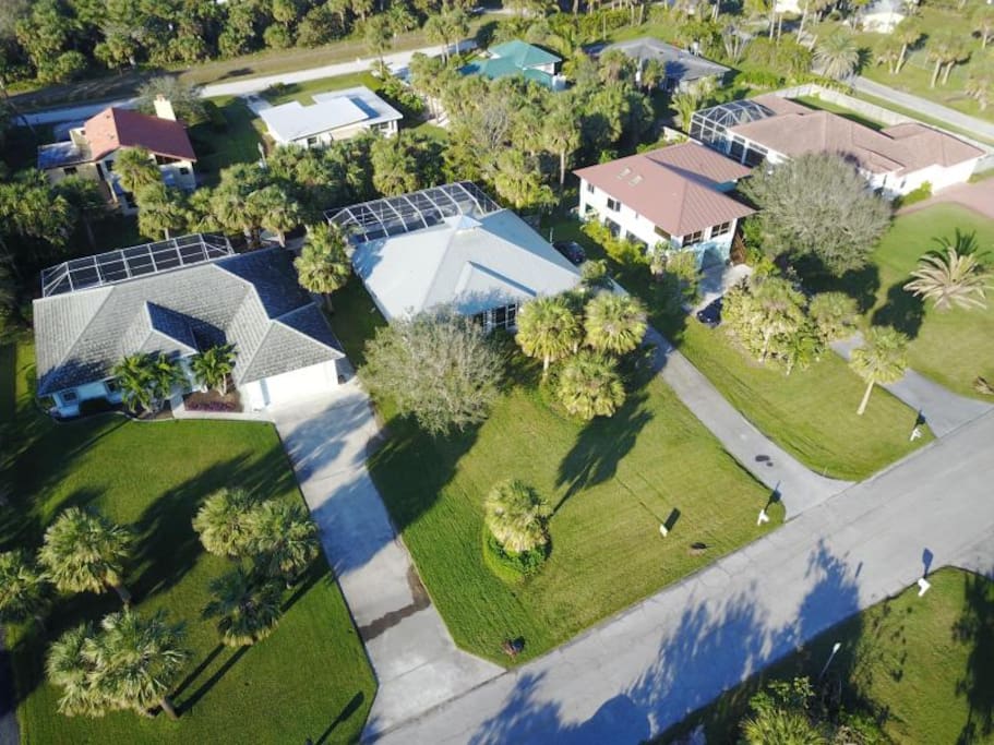 Birds eye of property