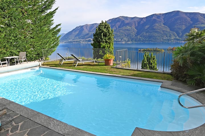 Casa Ariane mit Seeblick, Lake Maggiore, Ticino