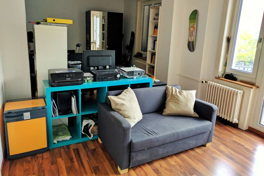 ...and a sofa (believe me, take the bed!)