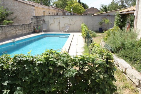 The countryside a stone's throw from the sea