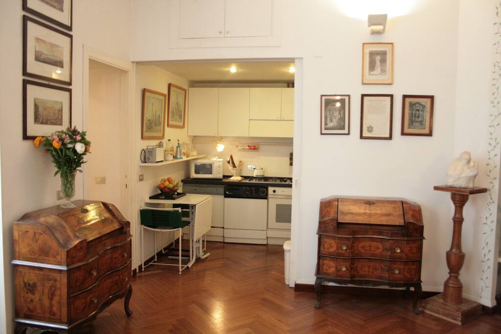 Living room#1 and kitchen