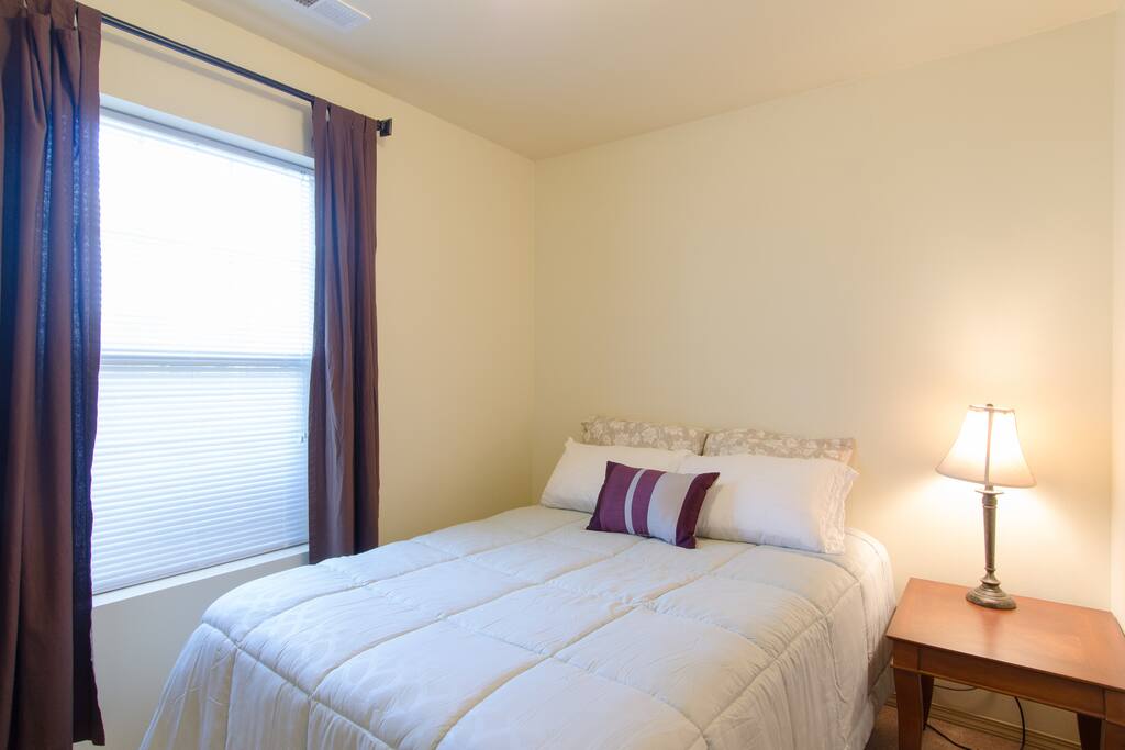 My wife says the pillow doesn't match the curtains...we all know we throw that pillow on the floor, so who cares!