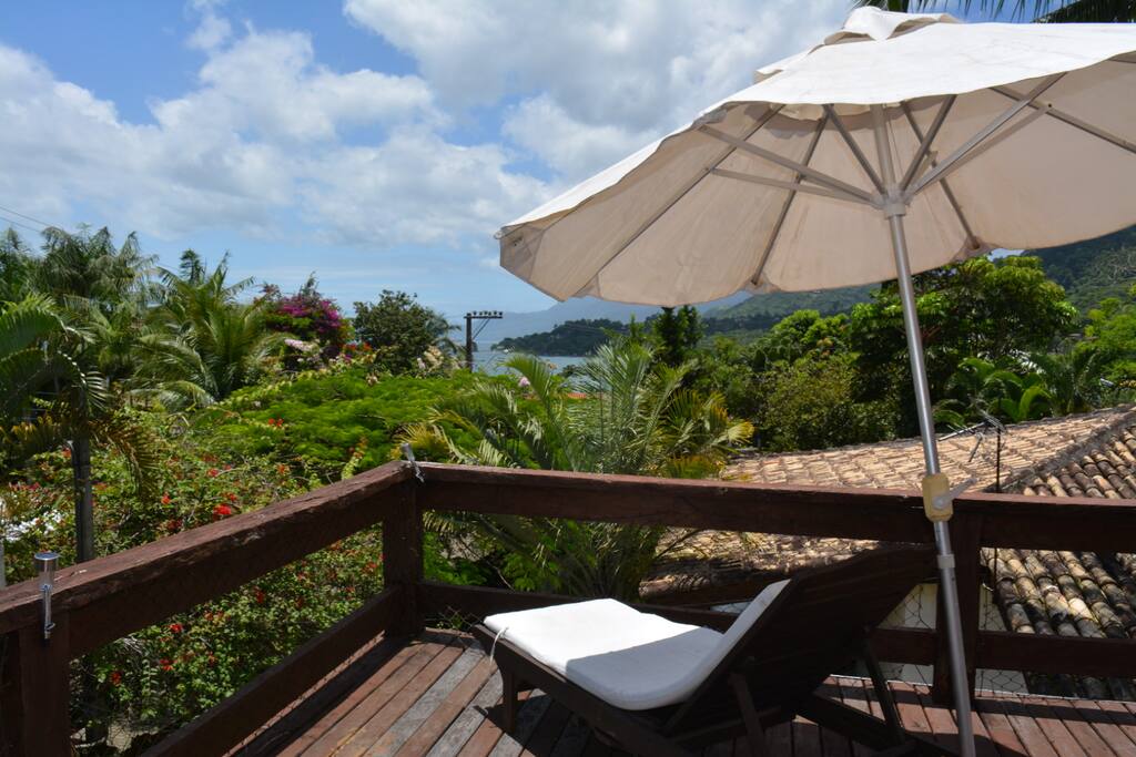 Deck suspenso para relaxar