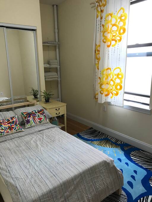 Your bedroom, single person