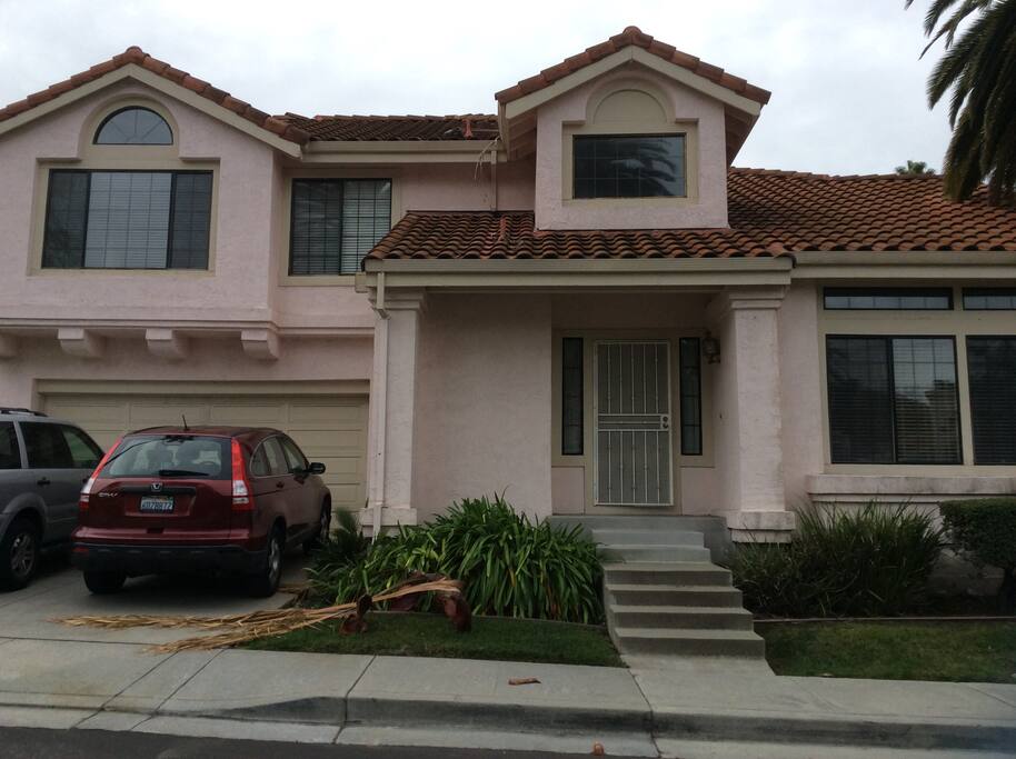 Front view of the house