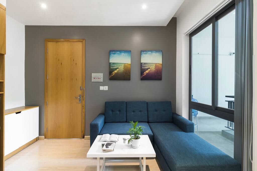 Your spacious lightful living area