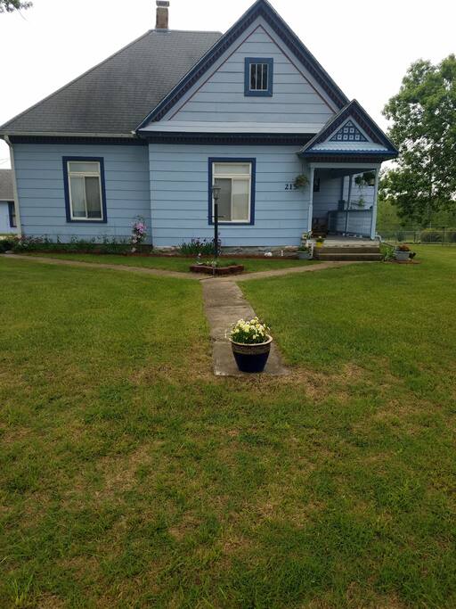 Front of home, and Guest entrance